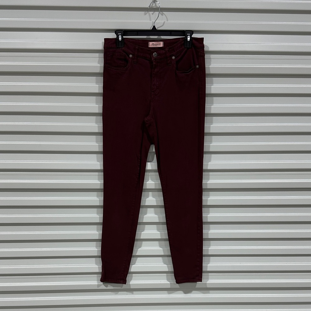 Madewell Deep Wine Skinny Jeans for Women